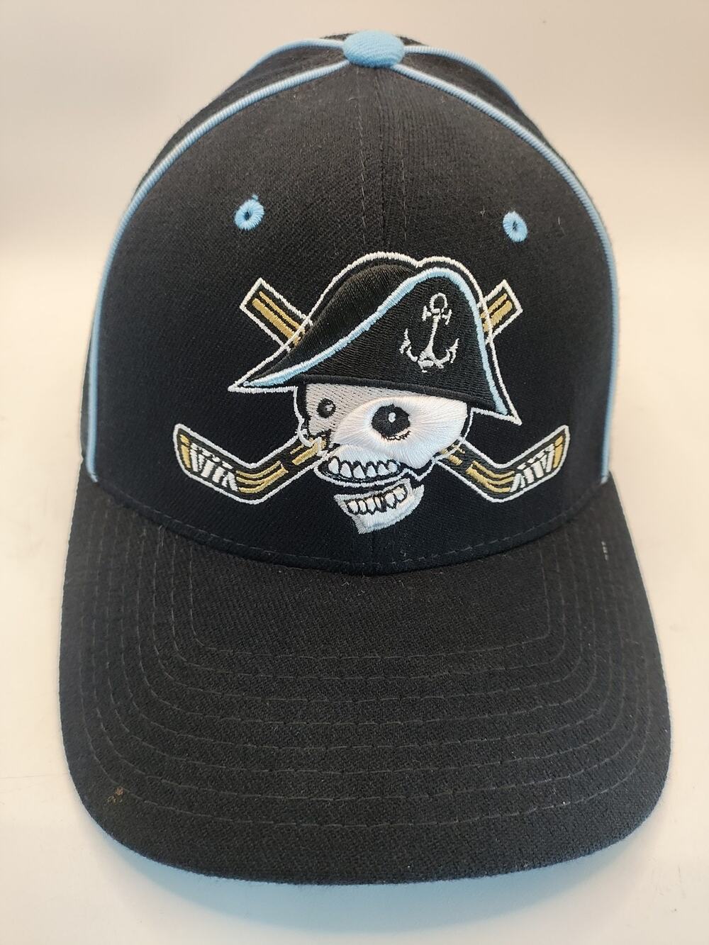 AHL Milwaukee Admirals Zephyr Center Ice Hat Cap Sz S NWOT Hockey Never Say Die